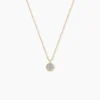 Collier Vaina Or Jaune Diamant