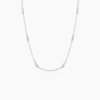 Collier Vashti Argent Blanc Oxyde De Zirconium