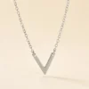 Collier Velda Argent Blanc