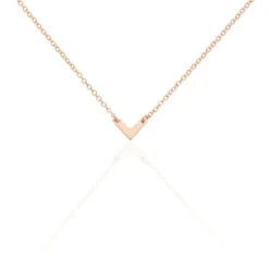 Collier Veroniica Argent Rose