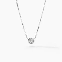 Collier Violanda Or Blanc Diamant