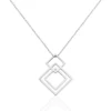 Collier Violetka Acier Blanc
