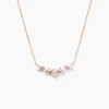 Collier Wanda Argent Rose Oxyde De Zirconium
