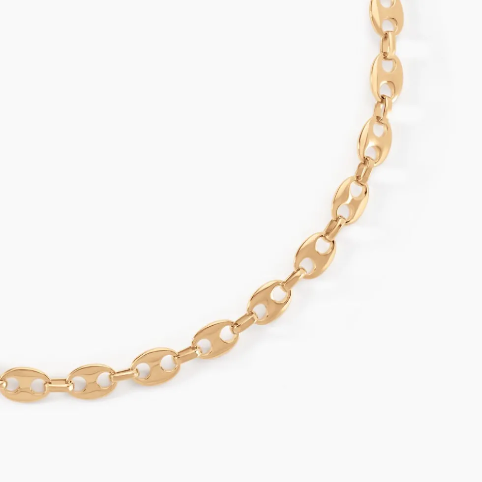 Collier William Plaqué Or Jaune