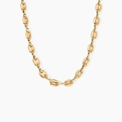 Collier William Plaqué Or Jaune
