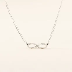 Collier Xara Argent Blanc