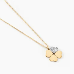 Collier Yasamin Or Jaune Diamant