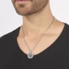 Collier Yoan Acier Blanc