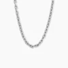 Collier Zacario Acier Blanc