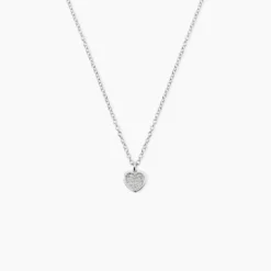 Collier Zilla Argent Blanc