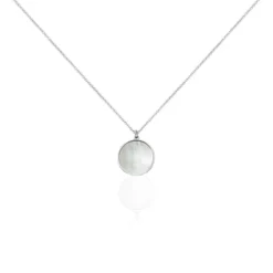 Collier Zoelle Argent Blanc Nacre