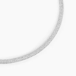 Collier Zoubeida Argent Blanc