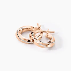 Creoles Argent Rose Diane