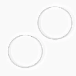 Créoles Argent Blanc Agathe