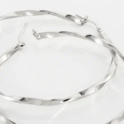 Créoles Argent Blanc Ires