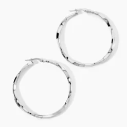 Créoles Argent Blanc Ires