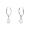 Créoles Argent Blanc Lehunnus Oxyde De Zirconium