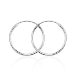 Créoles Argent Blanc Najiha