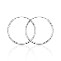 Créoles Argent Blanc Najiha
