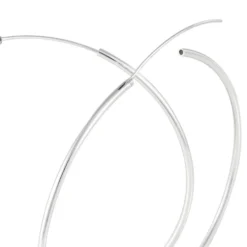 Créoles Argent Blanc Olympia