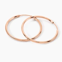 Créoles Argent Rose Olympia