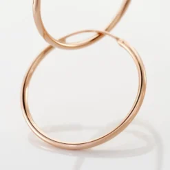 Créoles Argent Rose Olympia