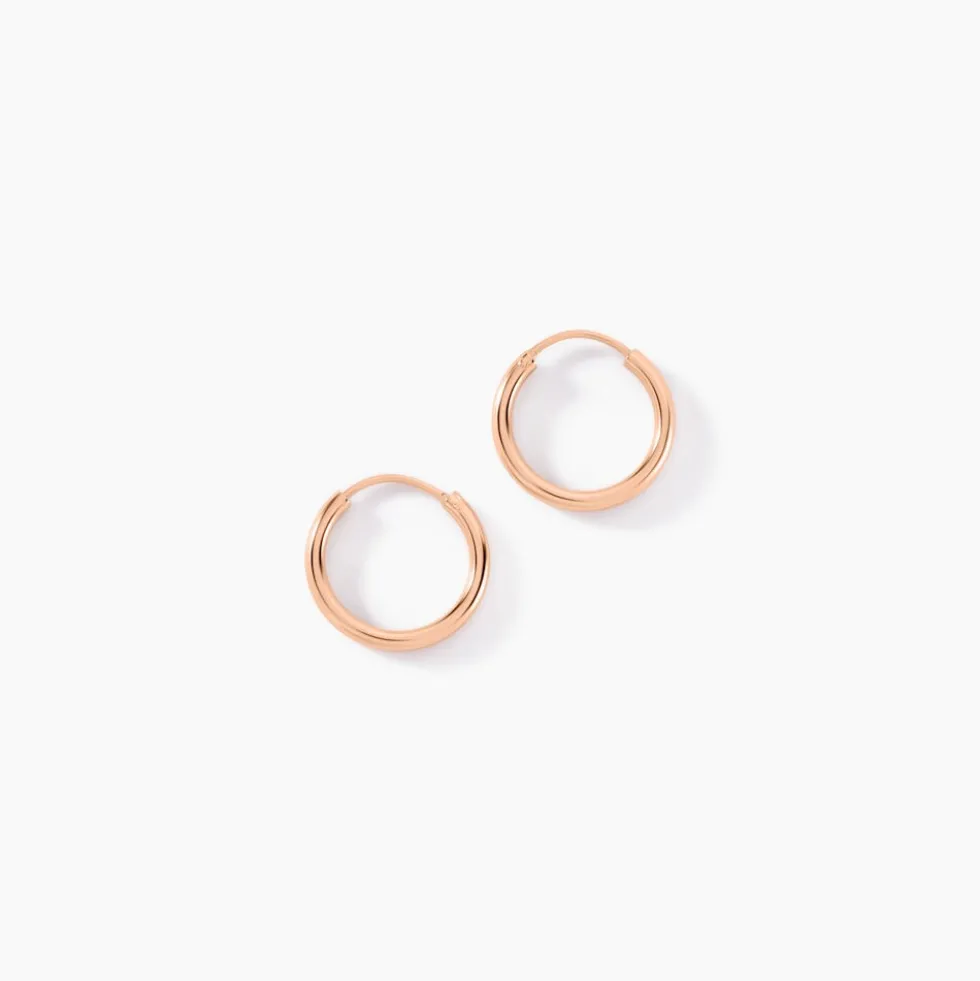 Créoles Argent Rose Olympia
