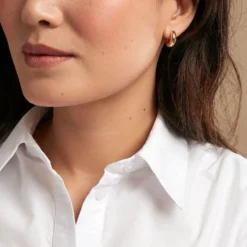 Créoles Ariane Plaqué Or Jaune