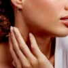 Créoles Astre Precieux Argent Blanc Oxyde De Zirconium