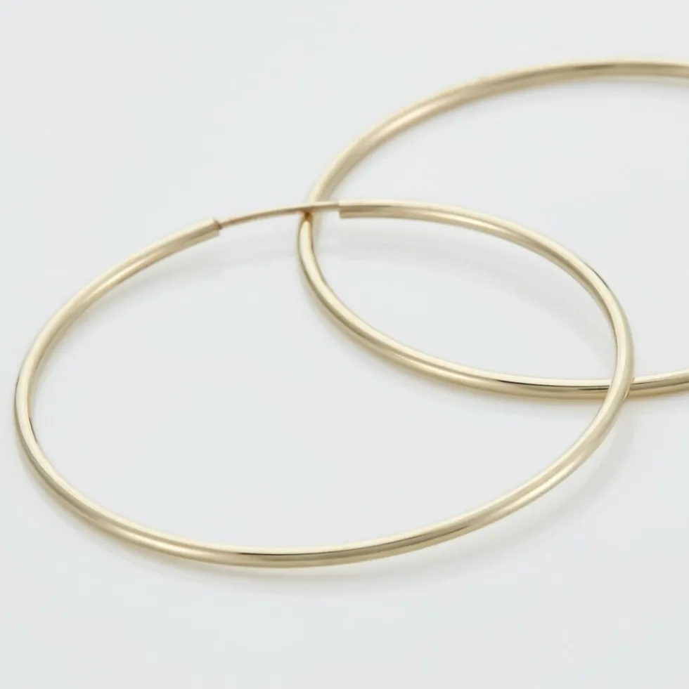 Créoles Dominae Flexible Or Jaune