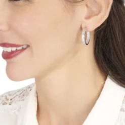 Créoles Ugenie Or Blanc