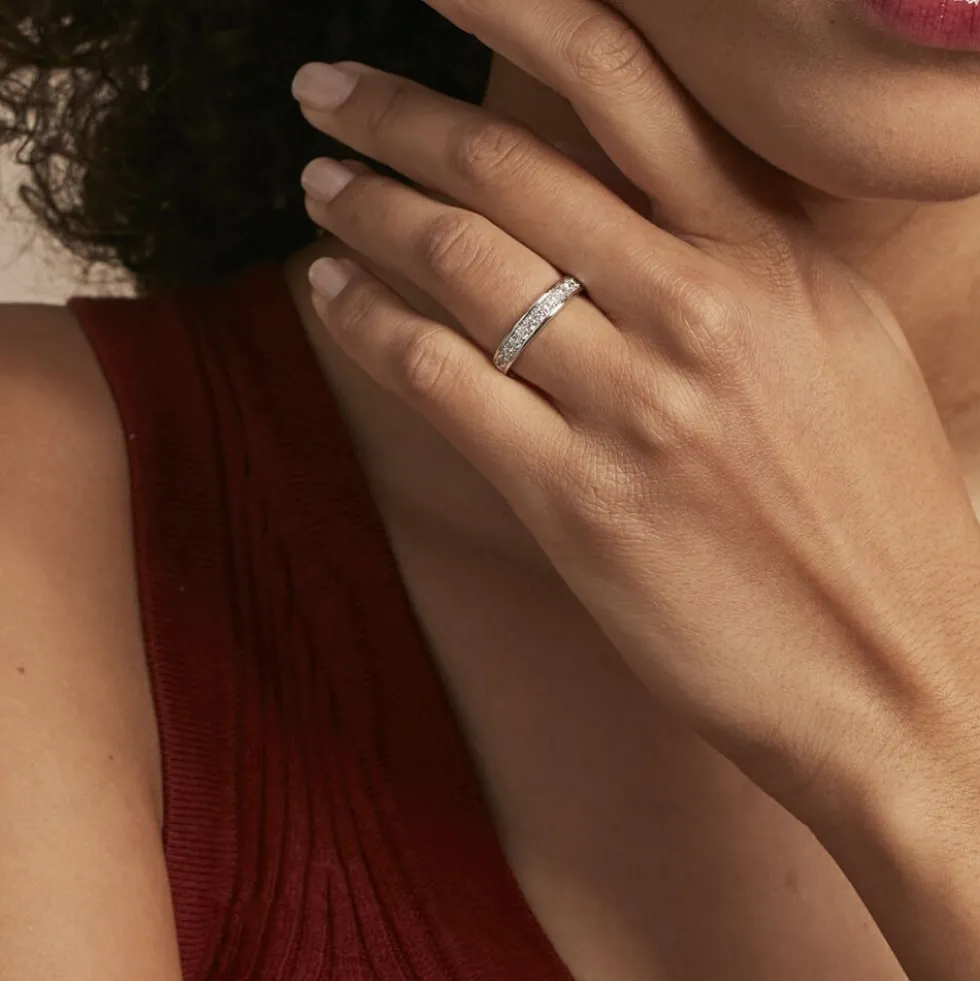 Demi Alliance Heket Argent Blanc Oxyde De Zirconium