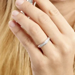 Demi Alliance Heket Argent Blanc Oxyde De Zirconium
