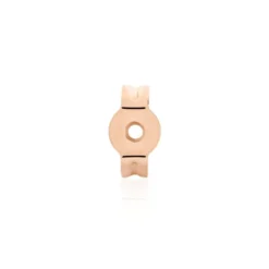 Fermoir Papillon Boucle D'oreille Or Rose