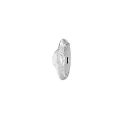 Fermoir Vis Boucle D'oreille Or Blanc