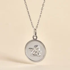 Medaille Or Blanc Hannae