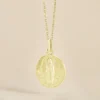 Medaille Or Jaune Vierge