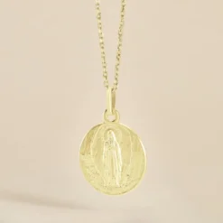 Medaille Or Jaune Vierge