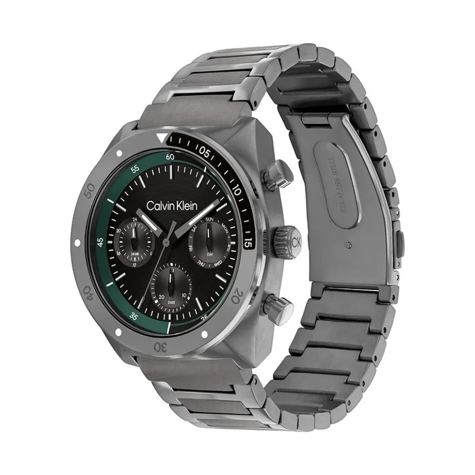 Montre Calvin Klein Ck Flex Multifonctions Noir