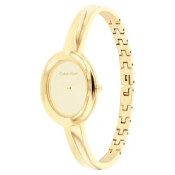 Montre Calvin Klein Twisted Bezel Doré