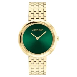 Montre Calvin Klein Twisted Bezel Vert