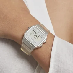 Montre Casio Collection Vintage Edgy Blanc
