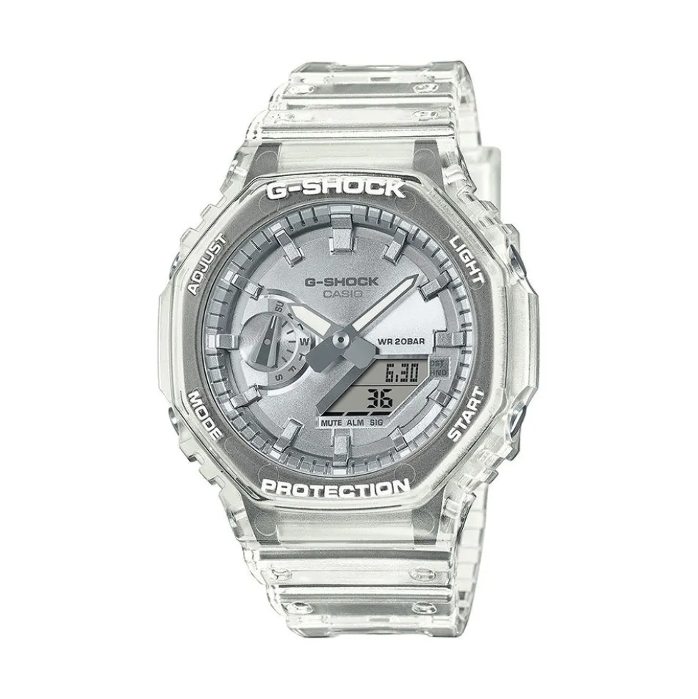 Montre Casio G-shock Ga2100 Argenté