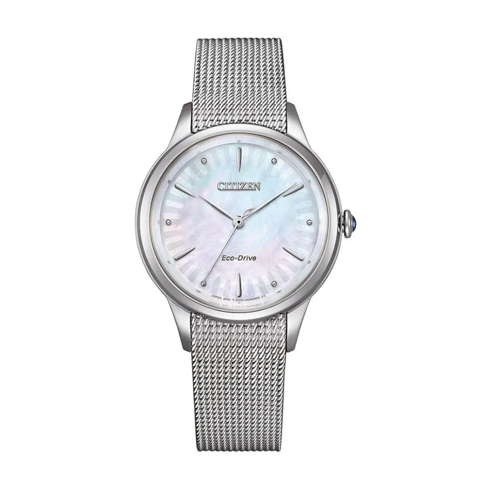 Montre Citizen L Nacre Blanche