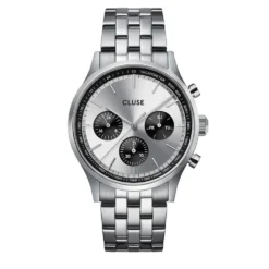 Montre Cluse Antheor Multifonction Argenté
