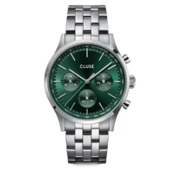 Montre Cluse Anthéor Multifonction Vert