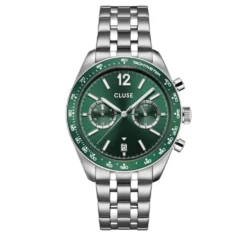 Montre Cluse Aravis Dual Timer Vert