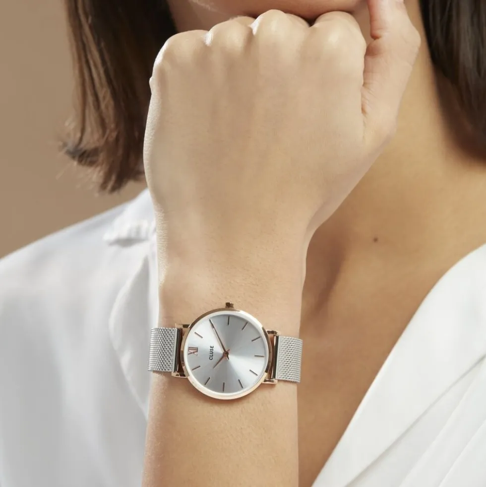 Montre Cluse Minuit Argent