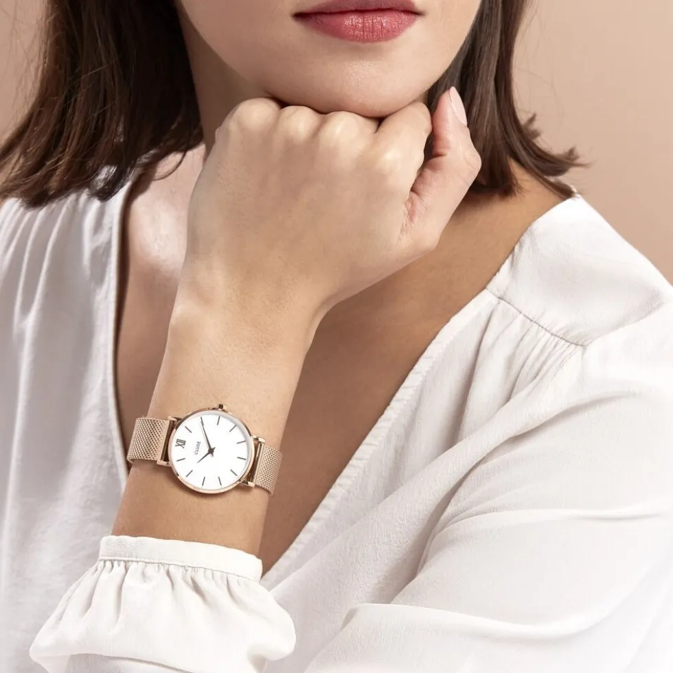 Montre Cluse Minuit Blanc
