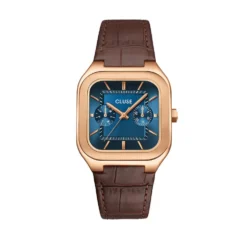 Montre Cluse Quadrus Multifonction Bleu